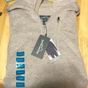 Brand New men’s knit half Zip Fleece